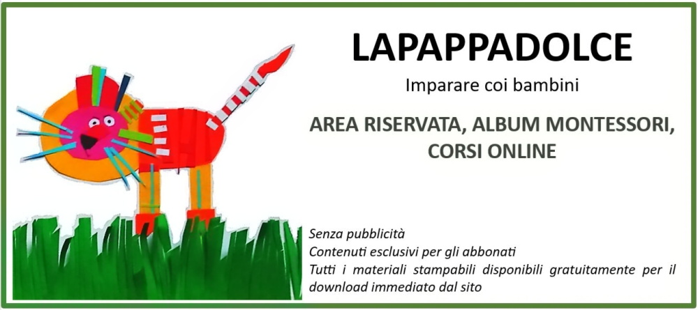 LAPAPPADOLCE: area riservata, corsi, album Montessori logo